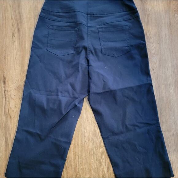Womens Black Pull On Westbound Capris size 10 Petite - Picture 6 of 6